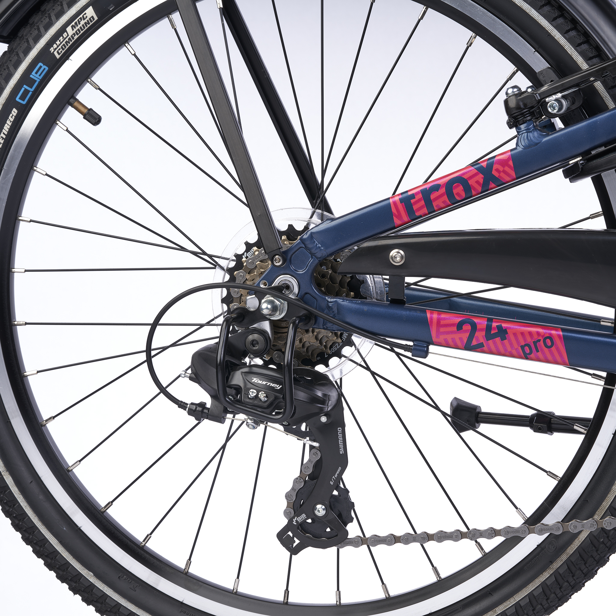 S'COOL troX pro 24-K7 Kinderfahrräder (blau) 5